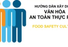 hướng dẫn xây dựng văn hóa an toàn thực phẩm