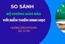 So sánh độ không đảm bảo với biến thiên sinh học