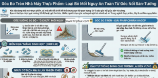 Mối nguy an toàn thực phẩm từ góc nối sàn tường