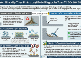 Mối nguy an toàn thực phẩm từ góc nối sàn tường