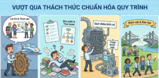 4 lý do khiến việc chuẩn hóa quy trình thất bại.